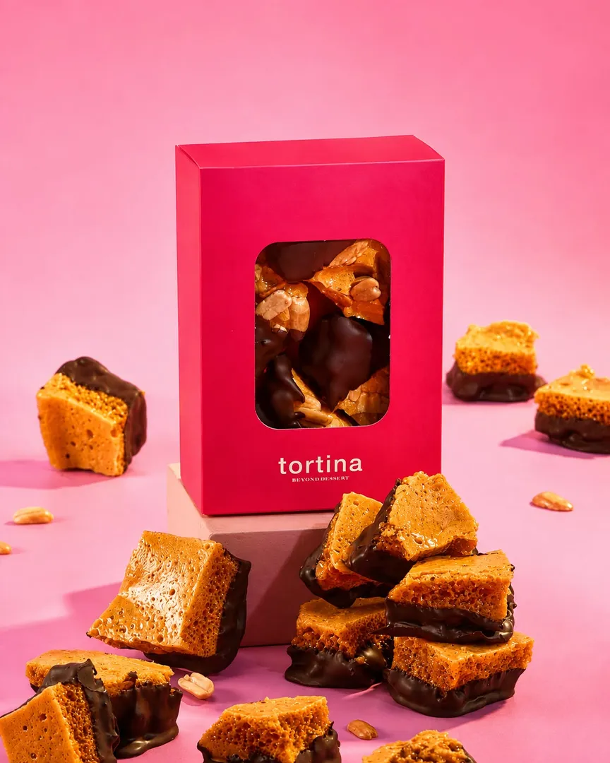 HoneyComb Peanut Brittle Box