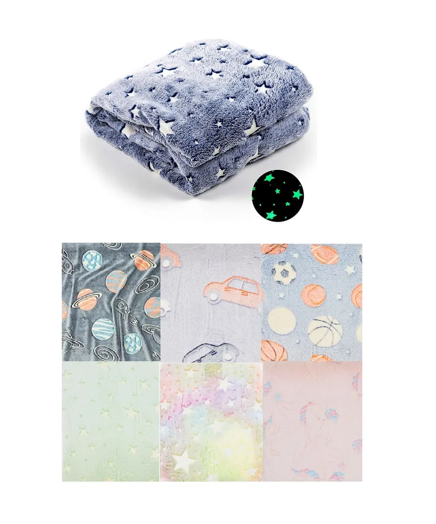 Glow in The Dark Blanket - 11 Designs Available