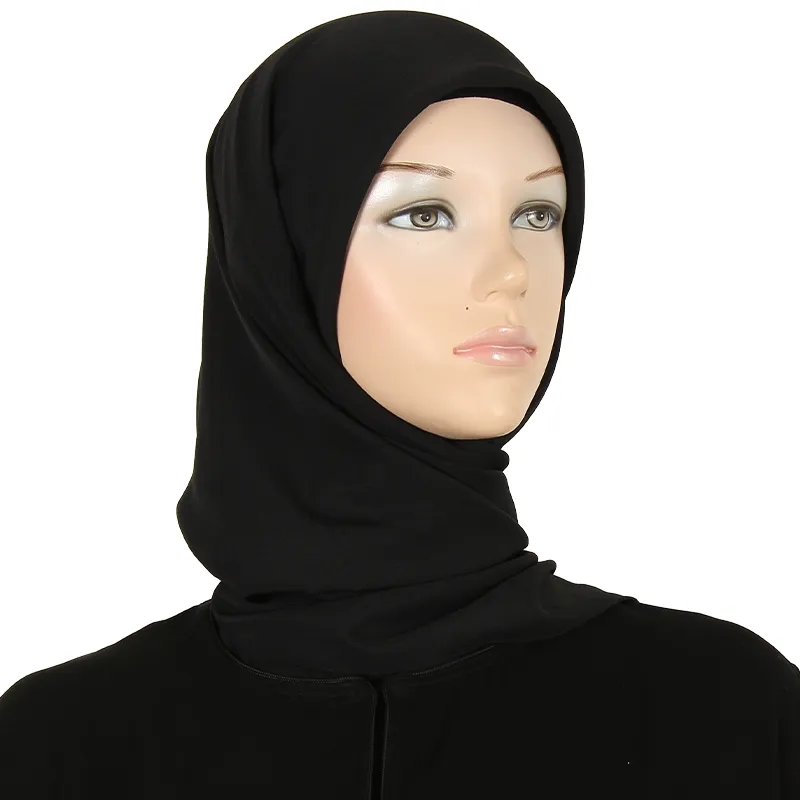 HR3 حجاب مربع سادة خام حرير