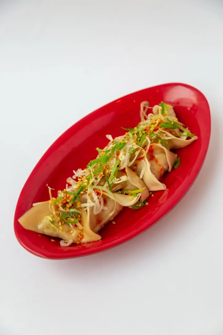 Shrimp Gyoza.
