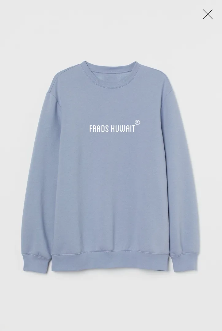 Baby blue sweatshirt