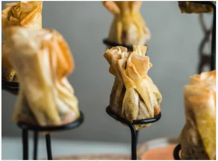 Mini Chicken And Mushroom Pouches