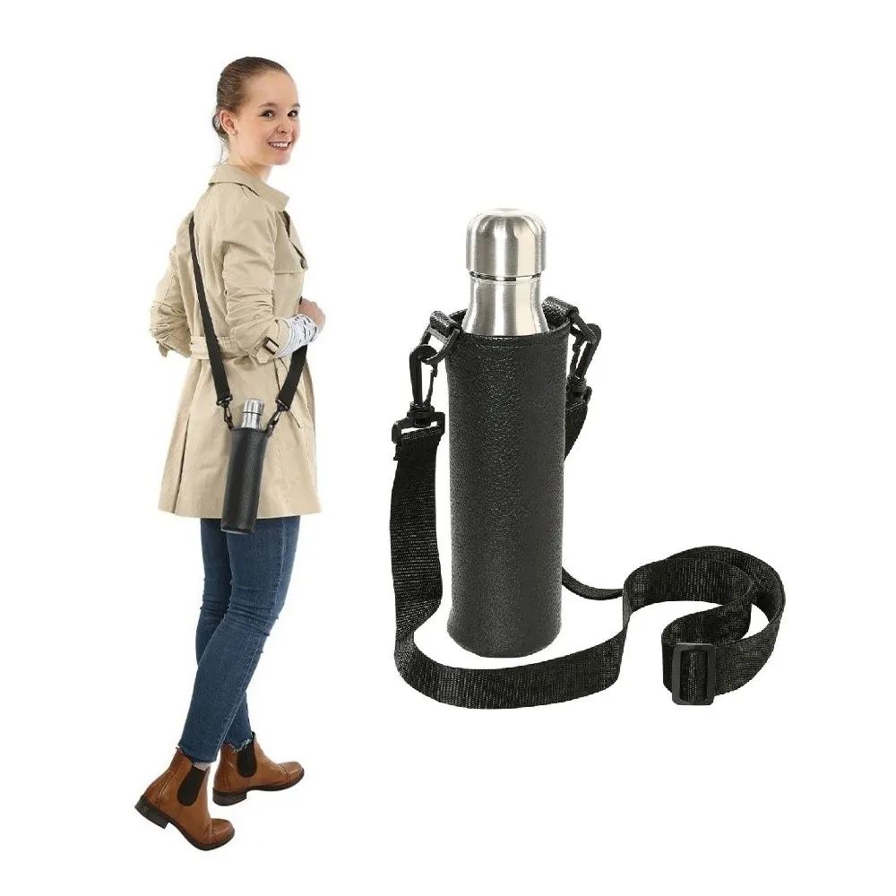 Leather Bottle Bag - Available 2 Colors