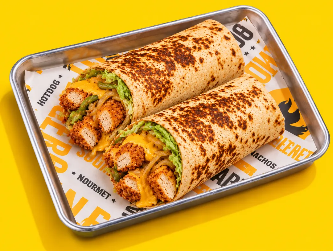Fried Chicken Burrito