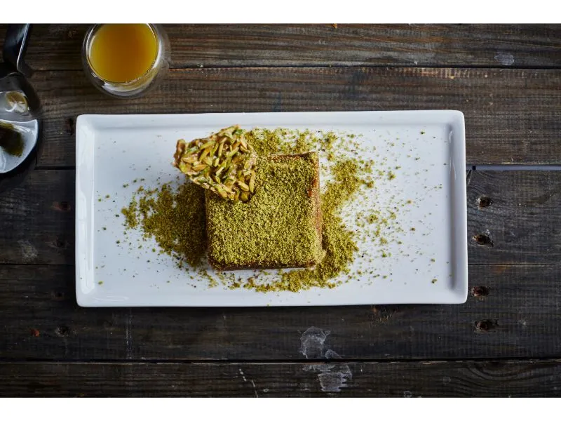 Ghraiba Pistachio Cheesecake