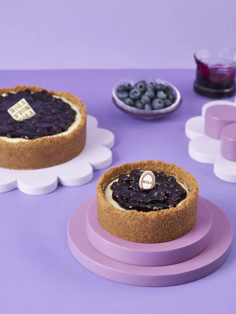Small Blueberry cheesecake