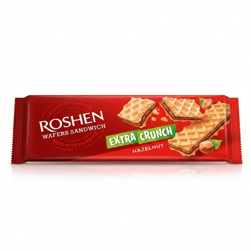Roshen Wafer Sandwich Extra Crunch Hazelnut 142g