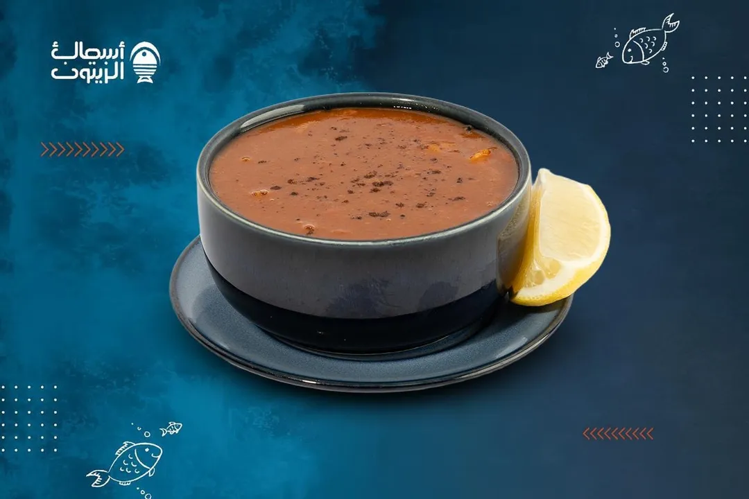 شوربة روبيان صوص طماطم