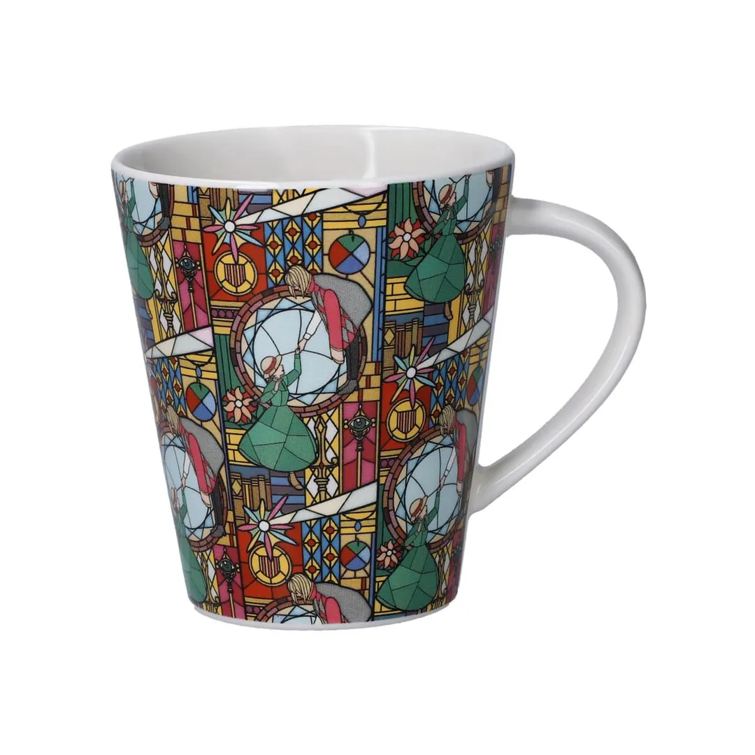 howl’s glass painting mug