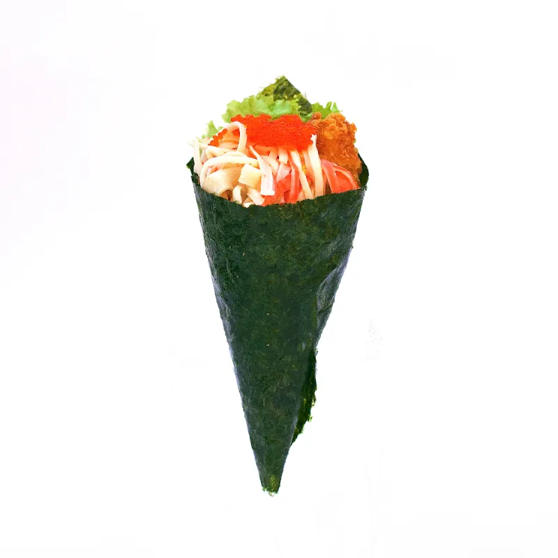 Shrimp Tempura & Crab Temaki