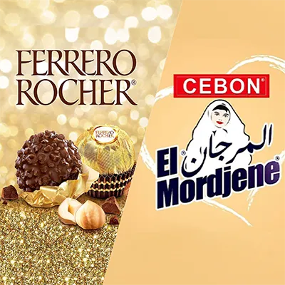 Ferrero Rocher & El Mordjene Hazelnut Cream (Waffle)