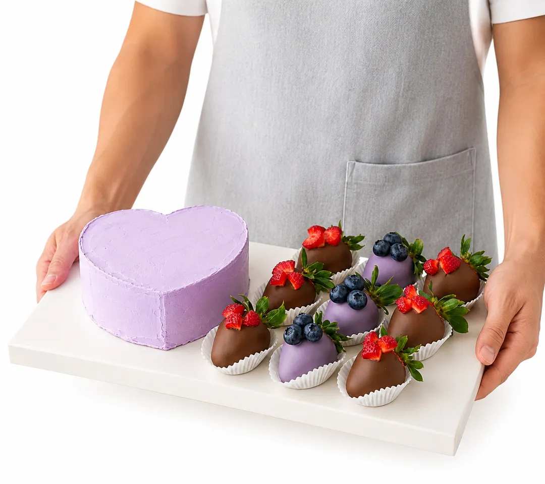 Blue berry cake Collaboration with farwla