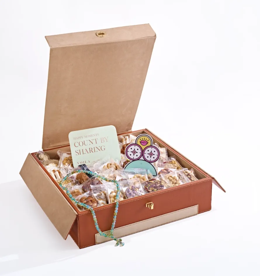 Leather Box with Bag - 80 pcs.