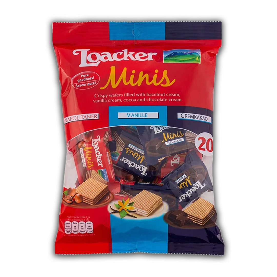 Loacker Wafer Mini Mix Bag 200g