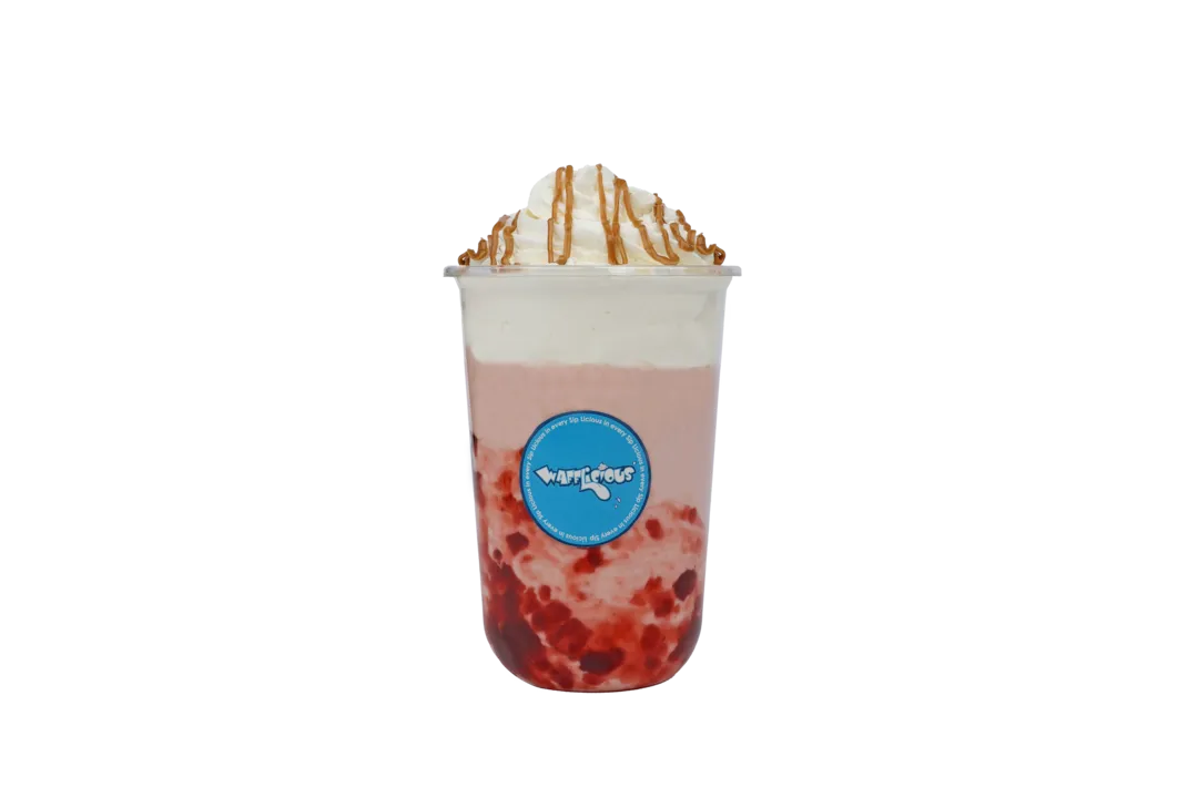 Lotus Strawberry Waffle Shake