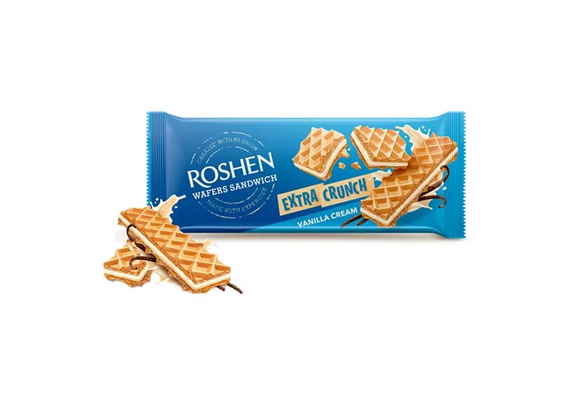 Roshen Wafer Sandwich Extra Crunch Vanilla 142g