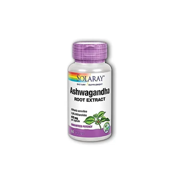 Solaray Ashwaganda 470mg , 60 vcap