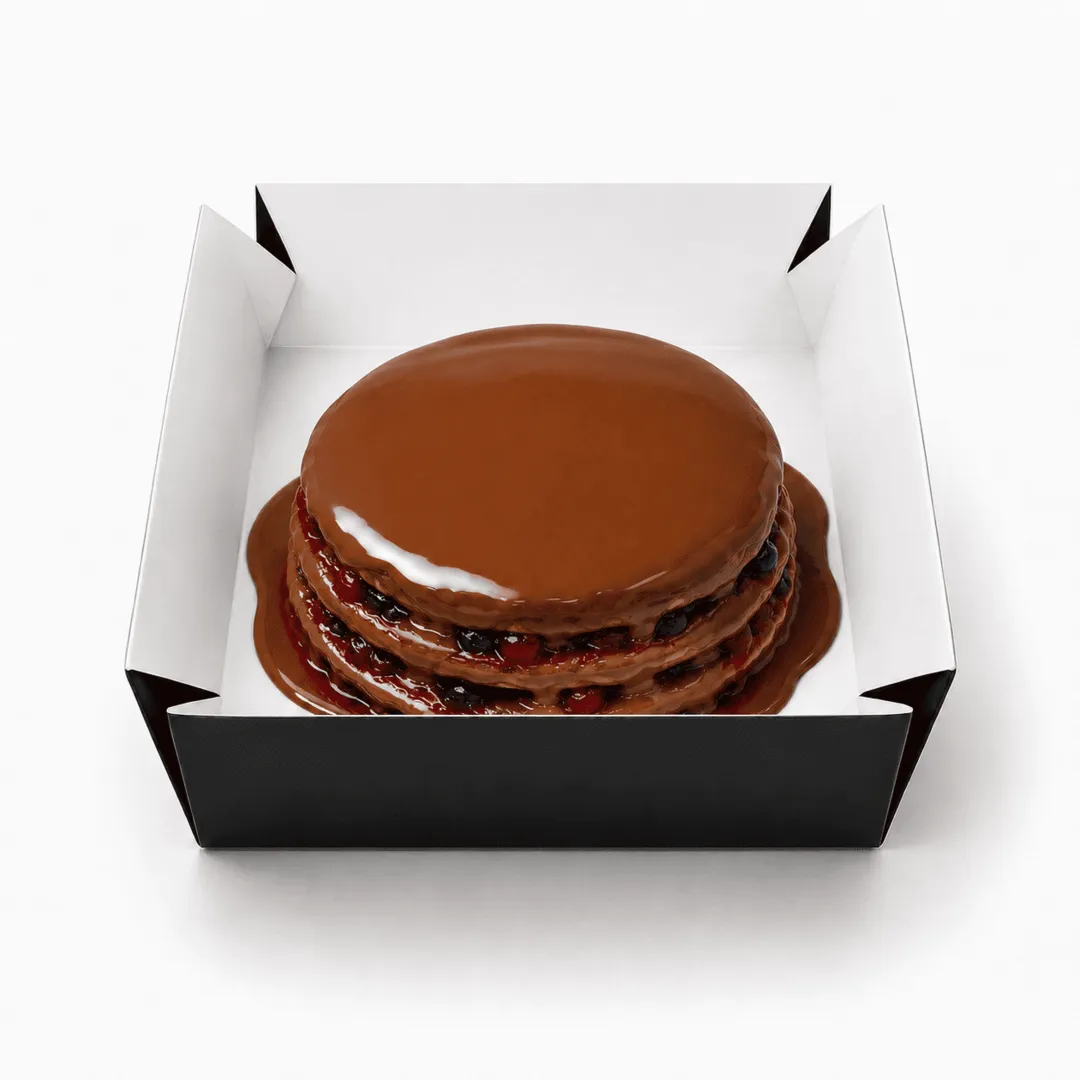 Chocolate Berries Pancake
