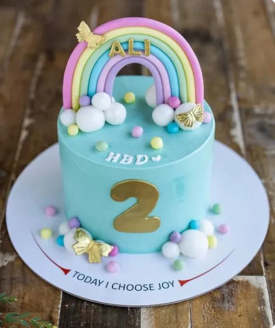 Rainbow Cake Blue
