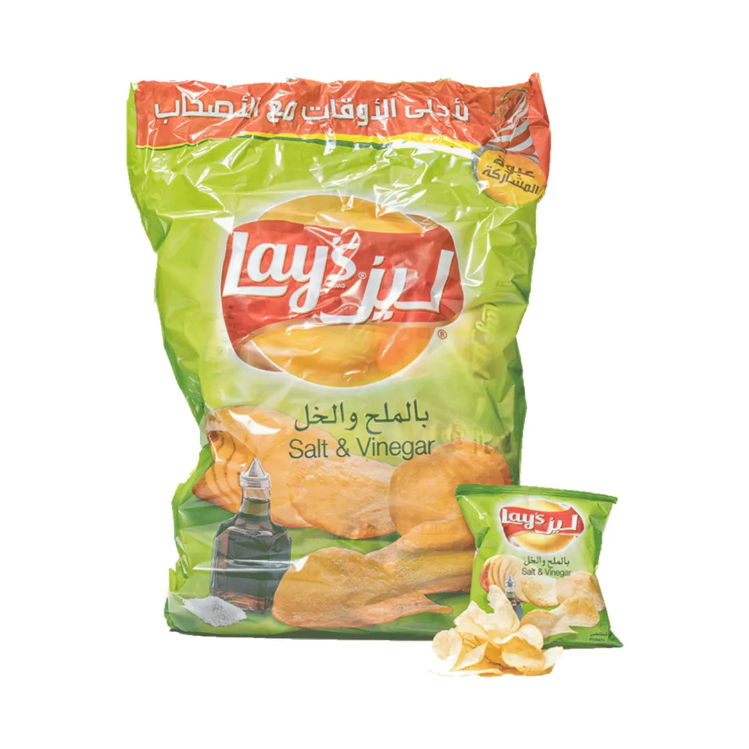 Lay's Potato Chips Salt & Vinegar 21 Pieces x 14g