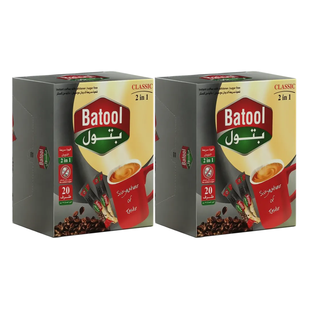 Batool Coffee Classic 2 In 1 11.7 Gm x 20 x 2 Pcs Pcs