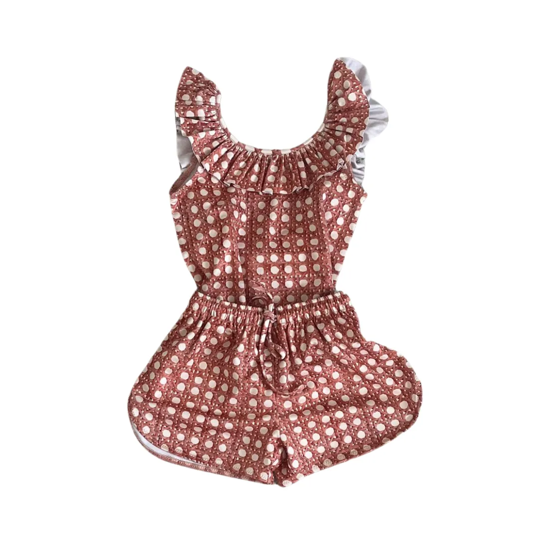 Girls Basket Weave Swim Short