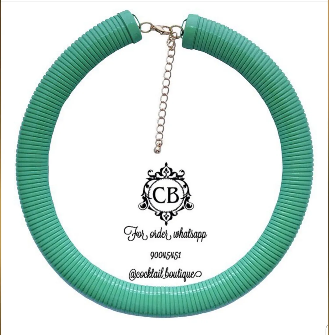 Spring design necklace