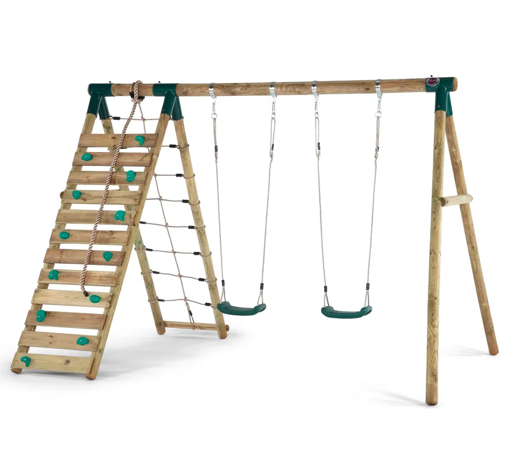 PLUM UAKARI WOODEN GARDEN SWING SET