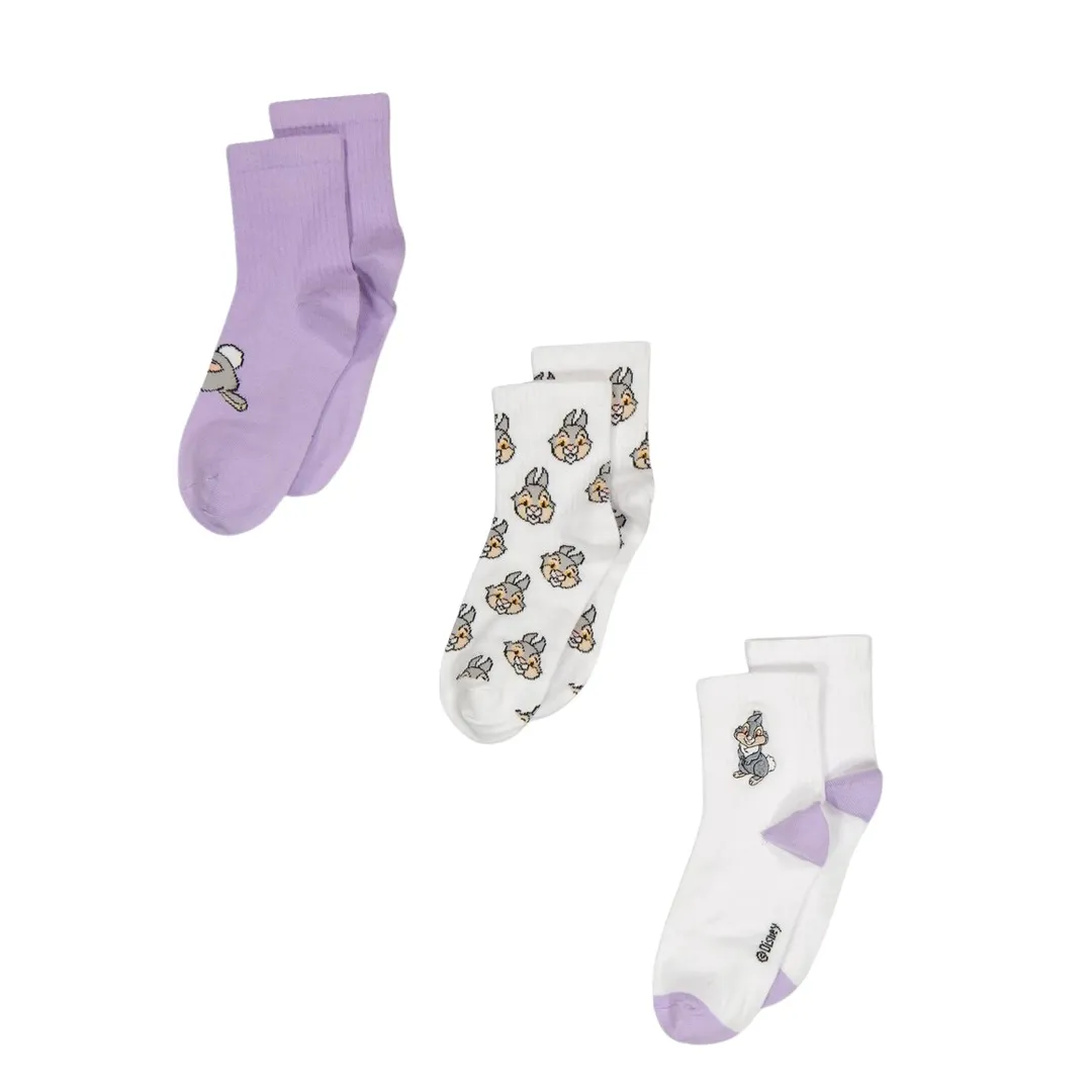 Disney Thumper 3 Pairs Embroidered Socks