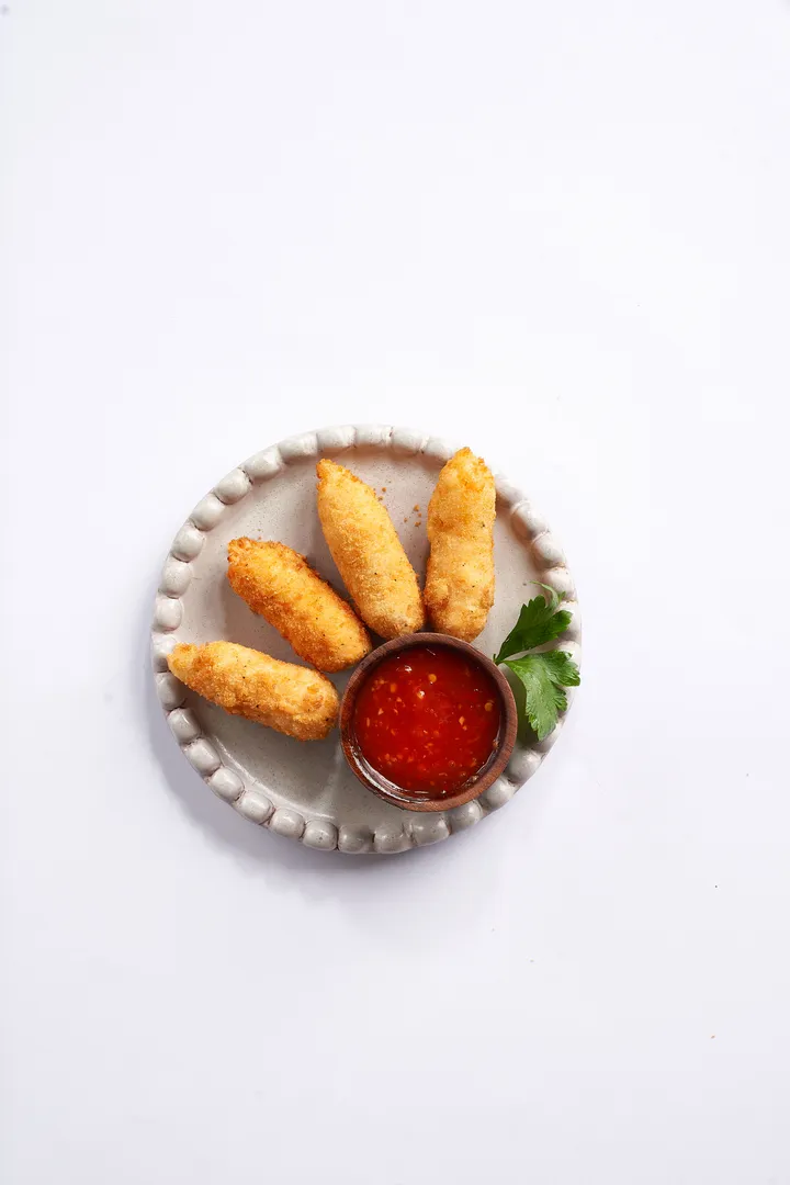 FRIED SALMON AND SHRIMP 8 PCS