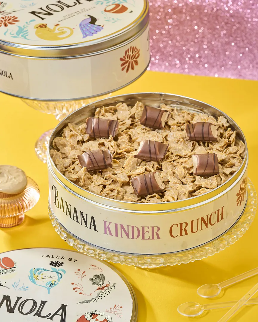 Banana Kinder Crunch Tin Box
