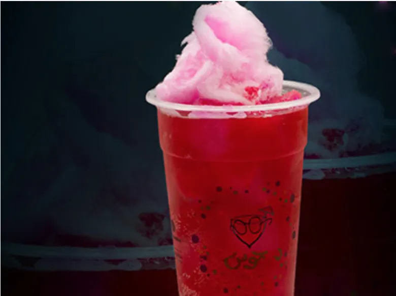Red bull With Cotton Candy