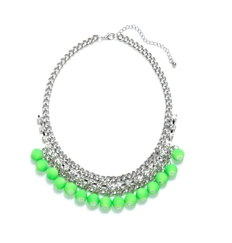 CHLOE & THEODORA - Short Multi-Link Beaded Necklace