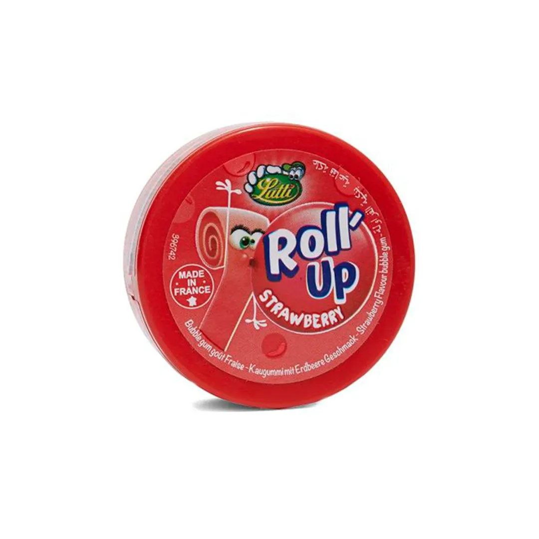 Roll Up Strawberry Bubble Gum 29g