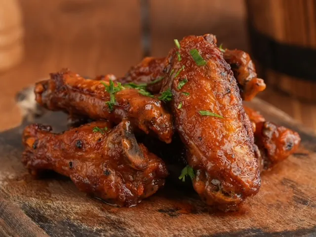 Hot truffle wings