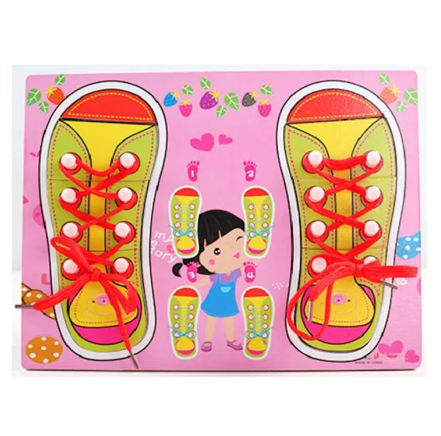 Lacing shoes