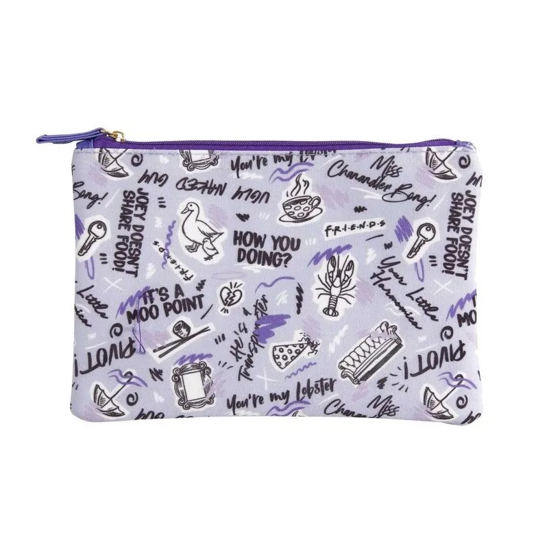 Friends Icons Pouch - Purple