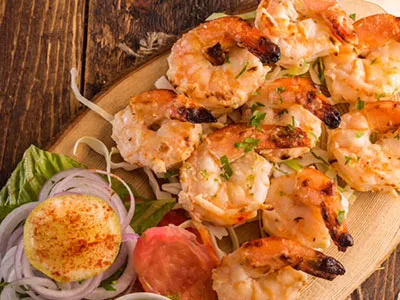 Tandoori Malai Shrimps 