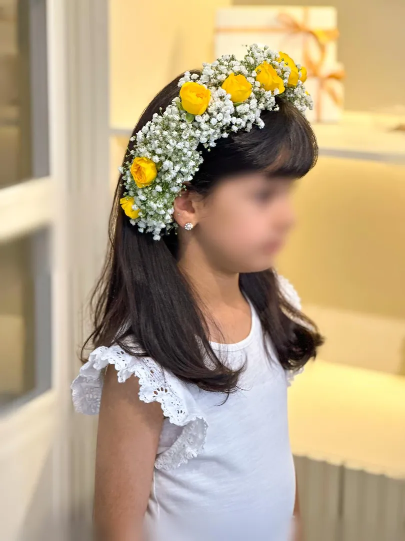 Headband Taj Gypso and Baby Rose Yellow j7