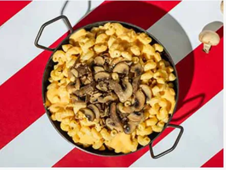 Garlic Mushroom Mac N Cheese
