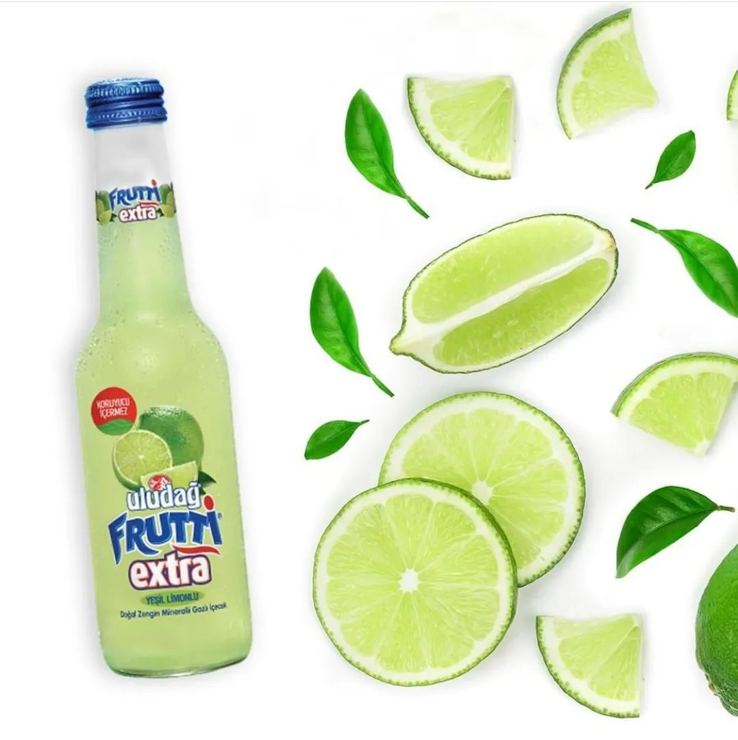 Uludag Turkish Gazoz Green Lemon Flavor