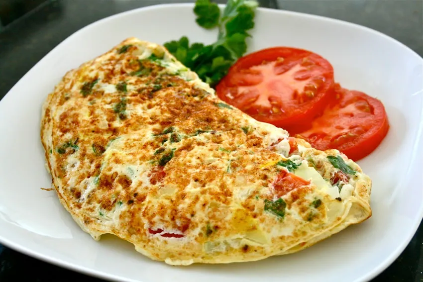 Vegetables Omelette