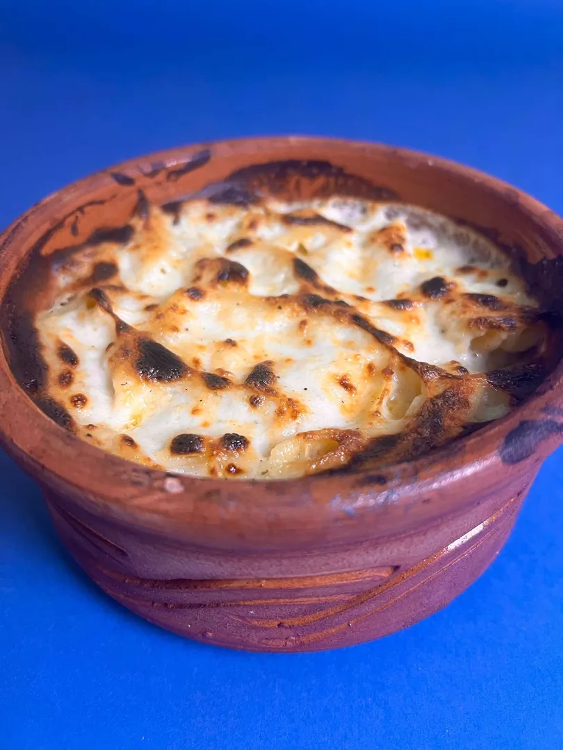 طاجن مكرونة بشاميل