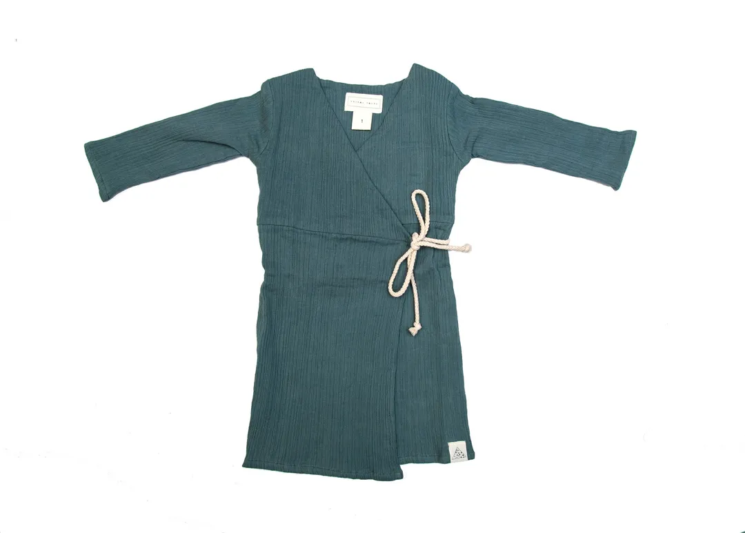 Wrap Dress (Sea Spray)