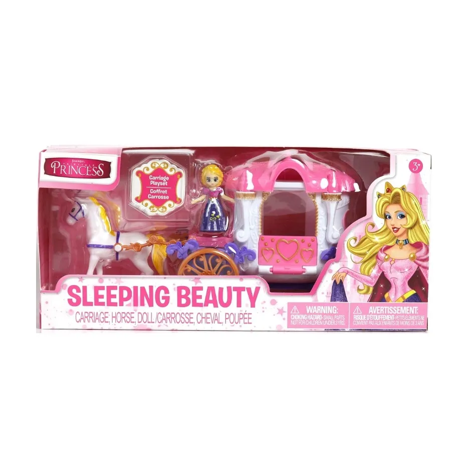 Fairytale Princess Sleeping Beauty Carriage Playset