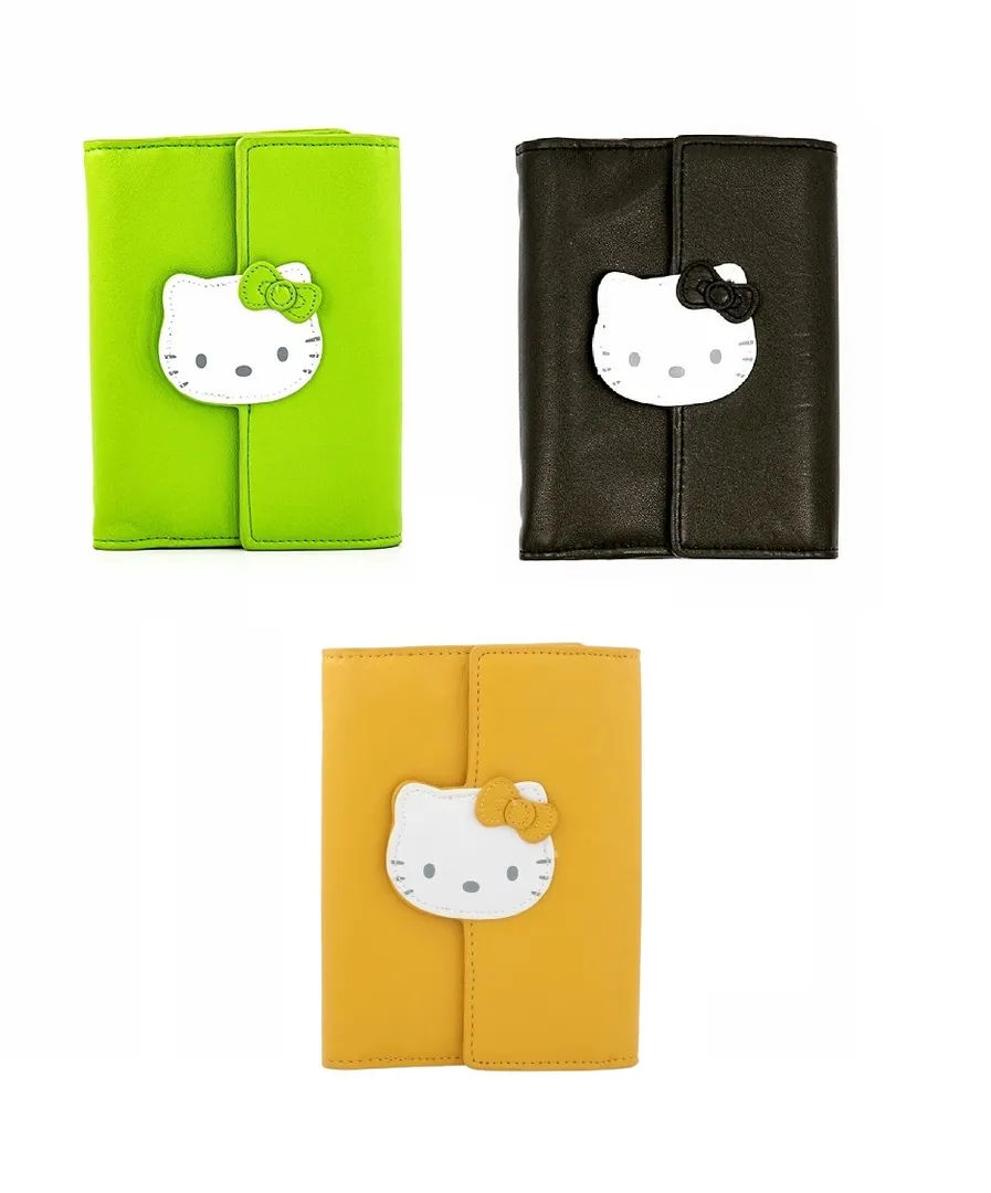 Hello Kitty Leather Small Organizer & Notebook - 3 Colors Available