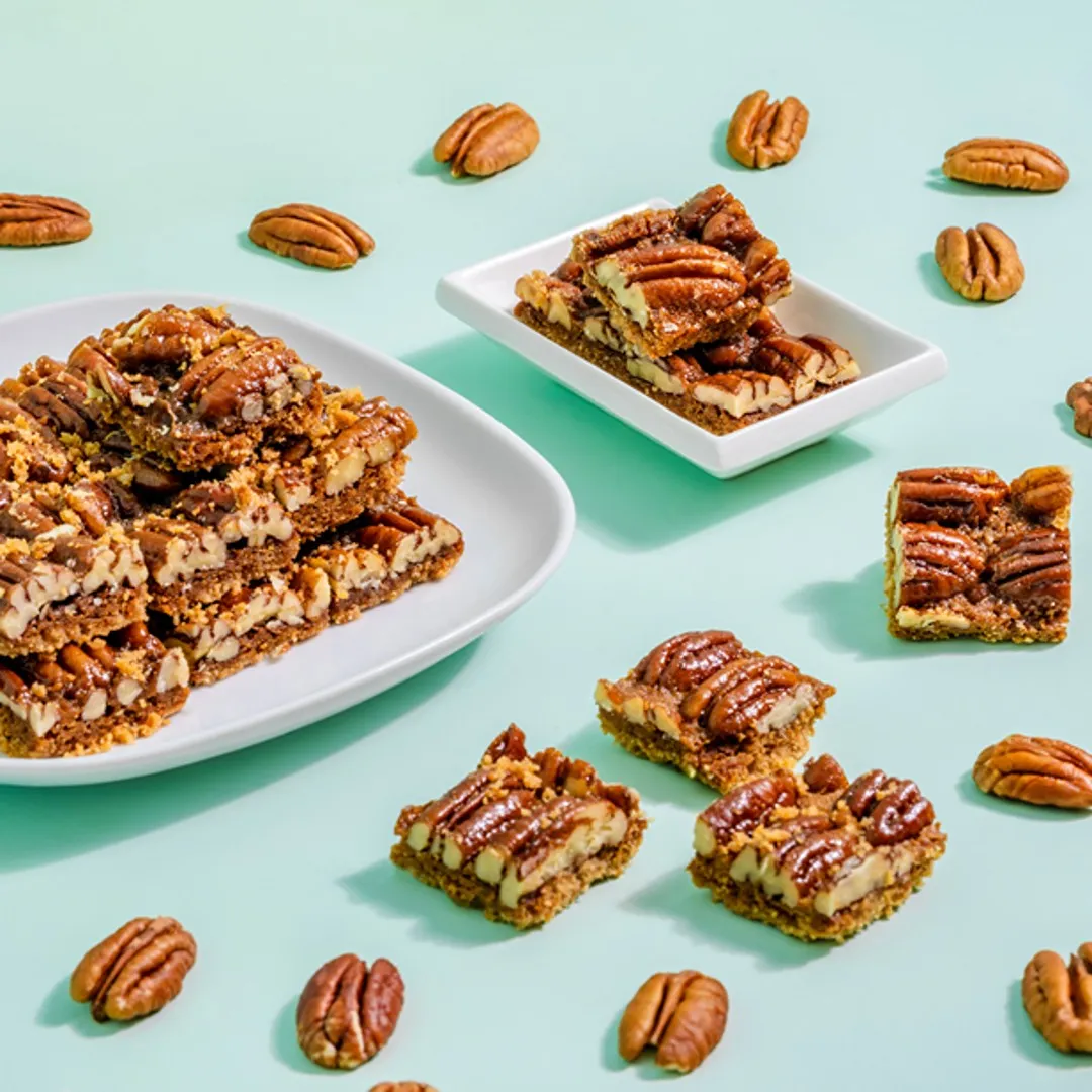 Glazed Pecan Squares