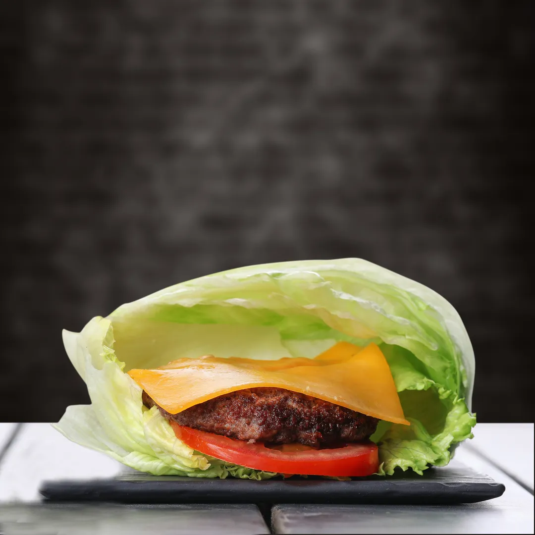 Zero carb burger