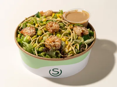 Ginger Teriyaki Shrimp Salad Junior