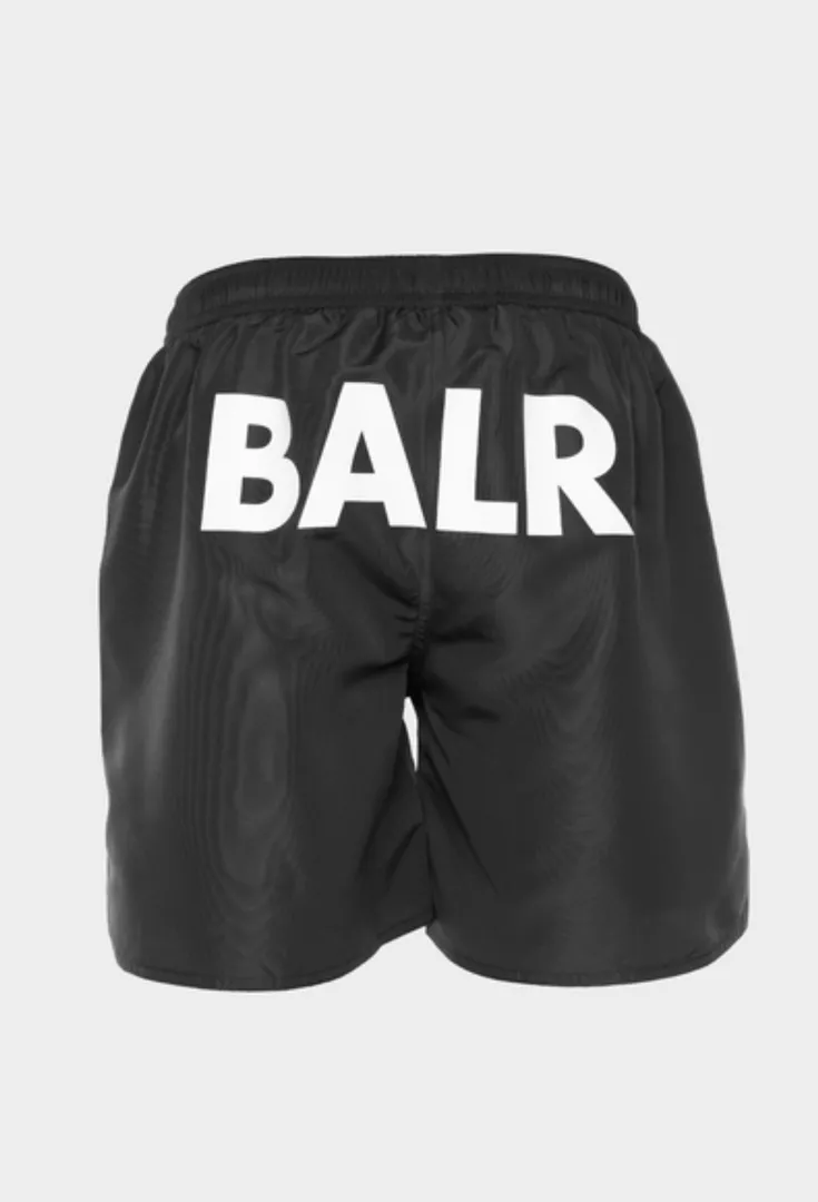 BALR BIG LOGO SWIM SHORTS MEN BLACK